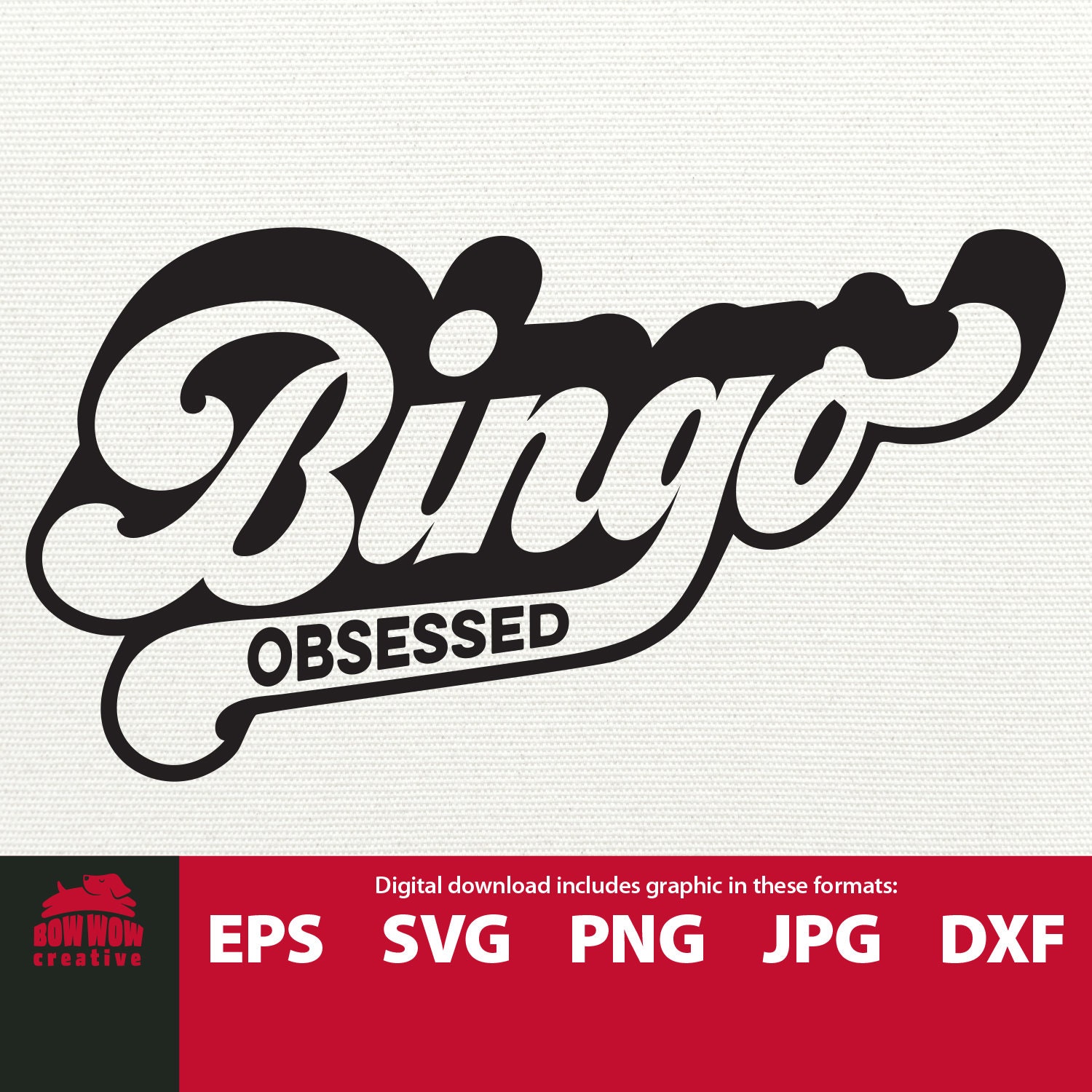 Paper, Party & Kids Paper Scrapbooking Bingo Obsessed SVG Cricut file ...