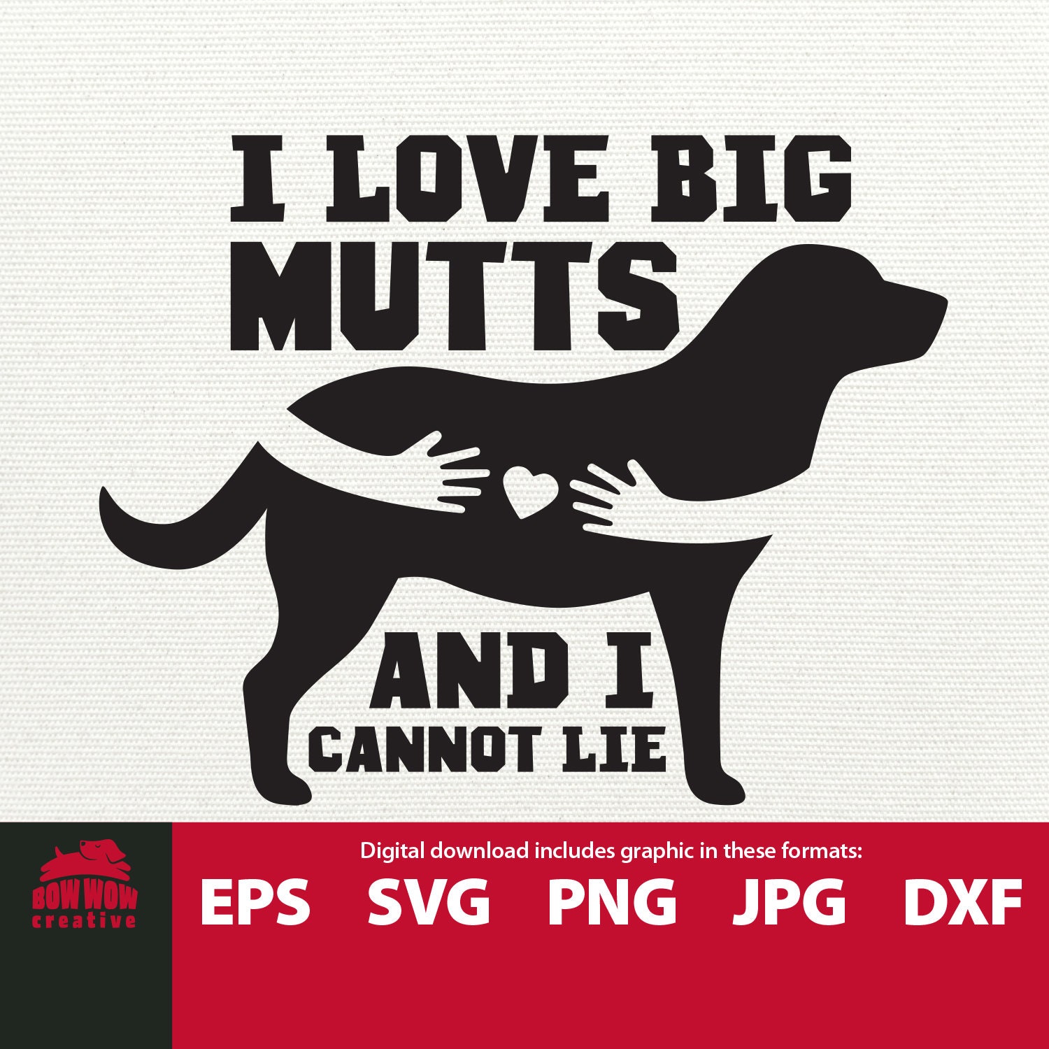 I Like Big Mutts Vinyl Sticker, Lustiger Hunde Sticker, Süßer Hund