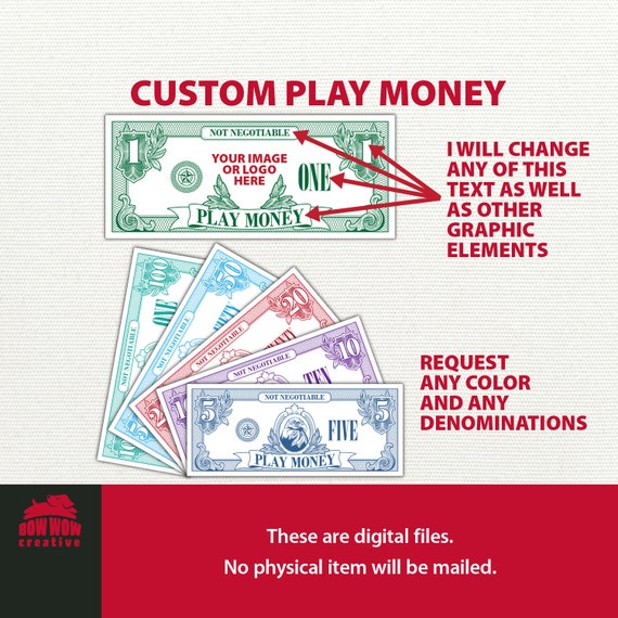 pretend money