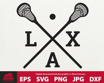 Lacrosse Sticks SVG Lacrosse Clipart Lacrosse SVG Lacrosse Koszulka Projekt Lacrosse Naklejka Lacrosse SVG Lax SVG Lax Emblemat EPS Plik