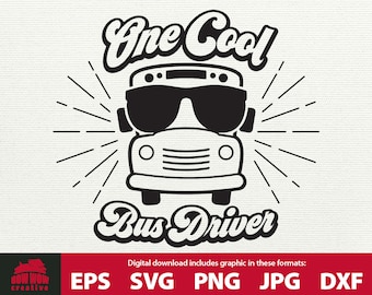 Un conductor de autobús fresco svg conductor de autobús de corte archivo escuela autobús svg bus conductor diseño de diseño de diseño para conductor de autobús svg conductor de autobús apreciación svg