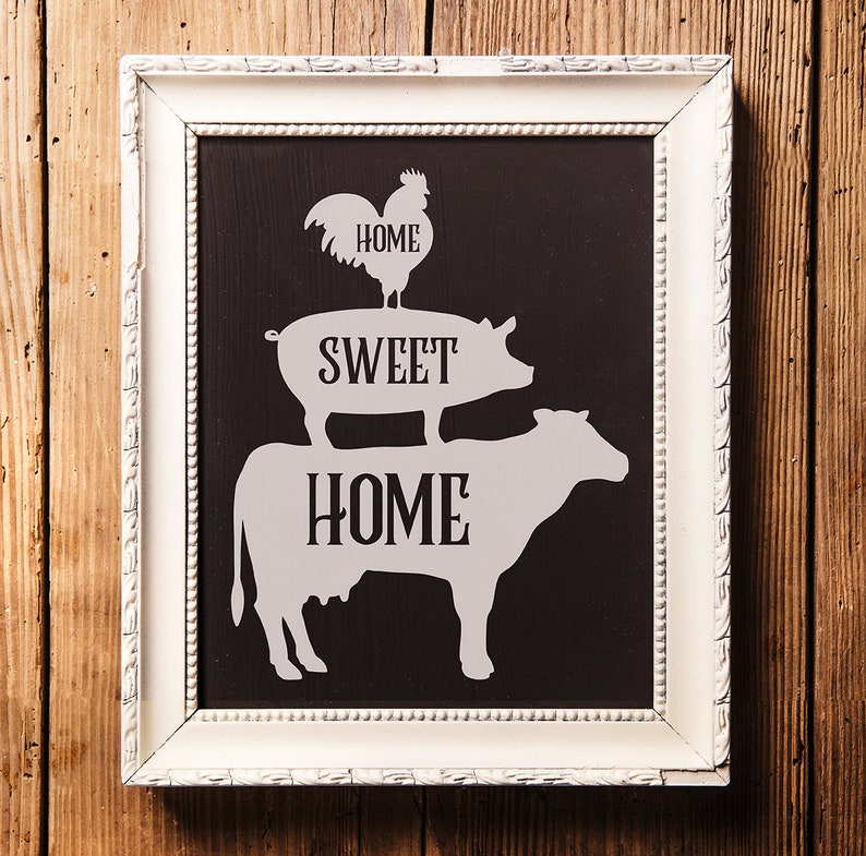 Download Home Sweet Home svg farm animals svg stacked animals svg ...