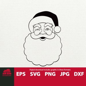 Vintage Santa Claus svg retro santa claus svg santa svg old fashioned santa svg christmas svg santa face svg old fashion santa claus svg eps