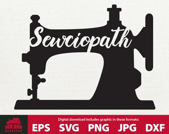 Sewciopath svg funny sewing svg quilter svg quilting svg quilter quote saying seamstress svg sewing svg printable sewing quote svg file