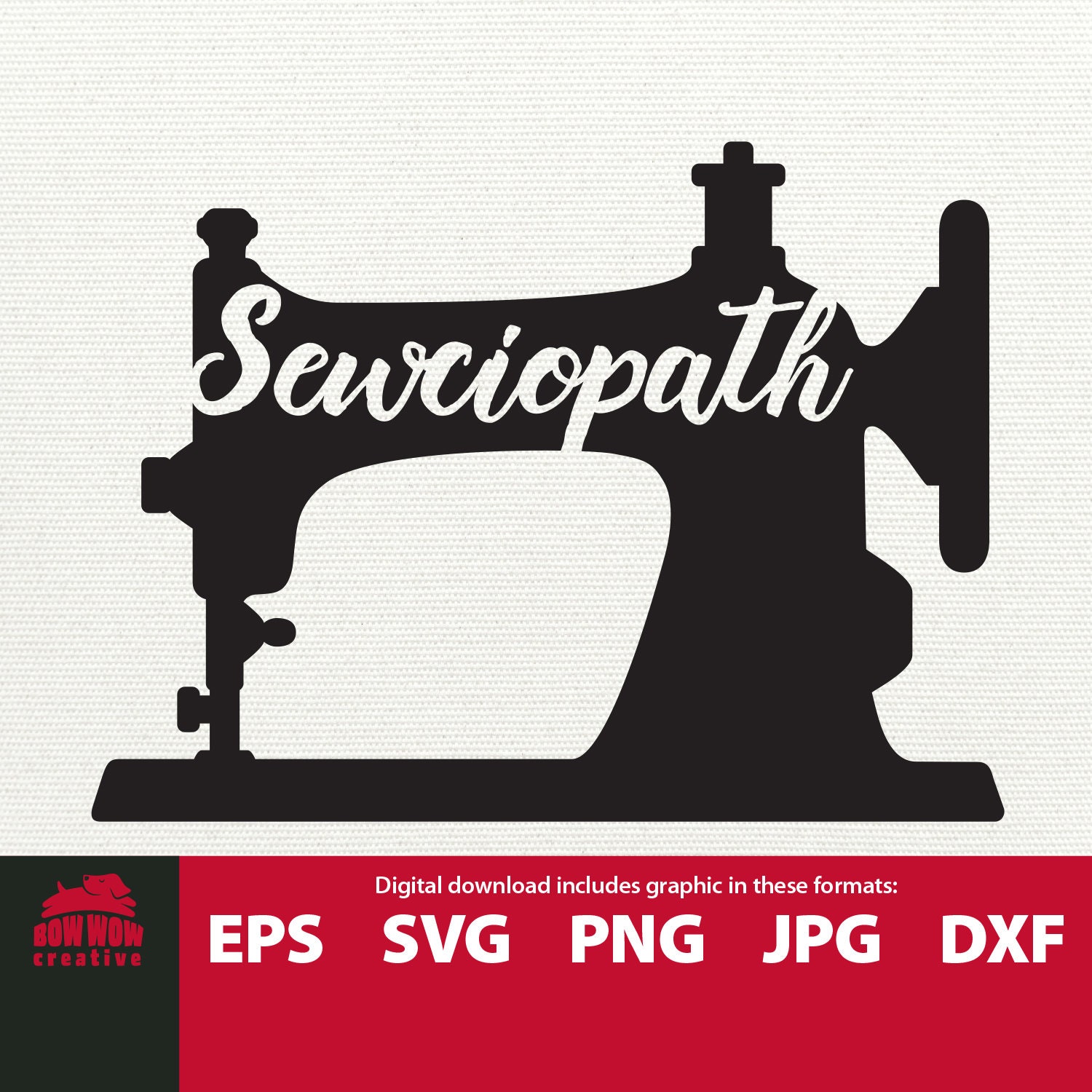 Sewciopath - Vintage Sewing Machine - Funny Sewing Lover Gift Idea