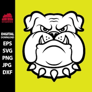 Bulldog Mascot svg bulldog logo bulldog school logo svg bulldog head svg bulldog school mascot bulldog svg bulldog clip art svg eps file