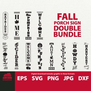 Fall porch sign svg bundle fall porch sign bundle fall svg fall svg bundle autumn svg bundle vertical fall sign svg fall welcome sign svg