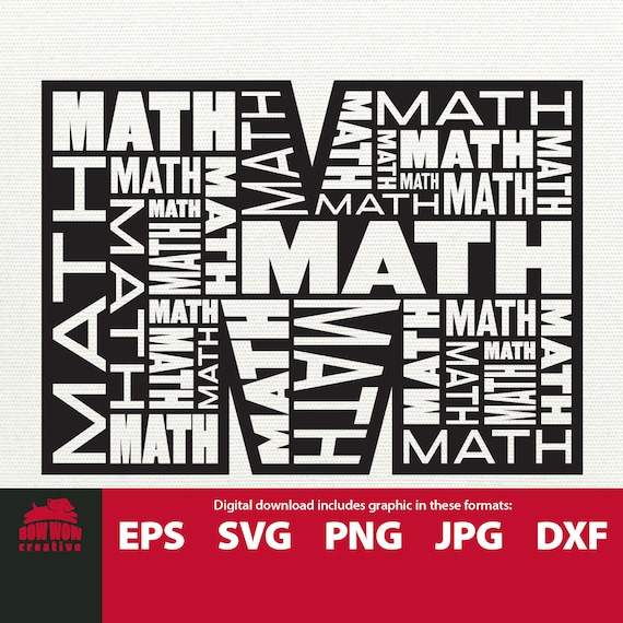 Download Math Word Art Math Word Cloud Teacher Svg Math Svg Gift For Etsy