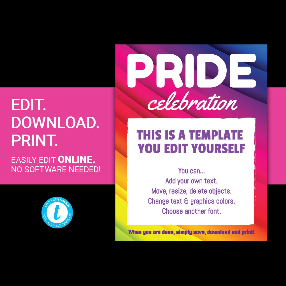 LGBT Pride Club Flyer Template