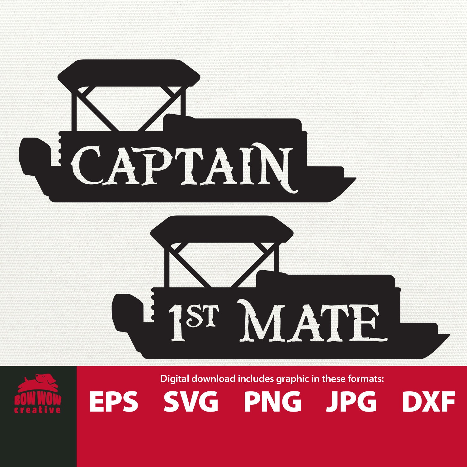 Captain svg First Mate svg 1e Mate svg ponton svg ponton Etsy