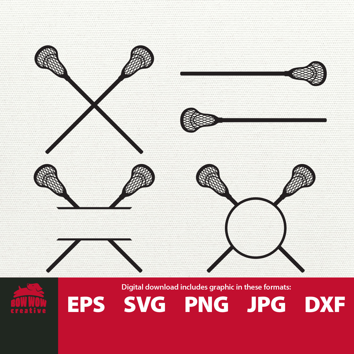 Lacrosse Sticks Monogram Bundle Lacrosse Clipart Lacrosse Etsy Canada