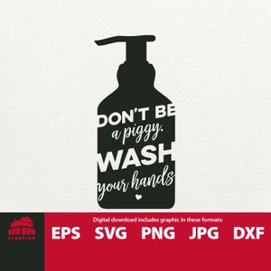 Wash your hands SVG bathroom svg wash your hands sign svg bathroom decor bathroom quote svg bathroom wall decal svg wash your hands wall art
