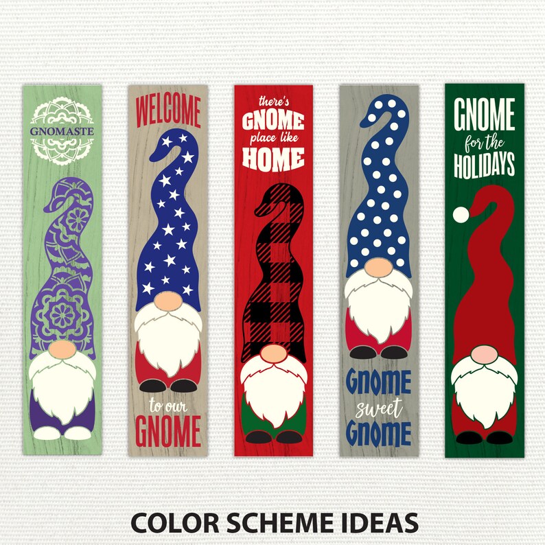 Download Gnome porch sign svg bundle funny gnome porch sign vertical | Etsy
