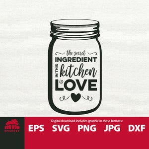 Enseigne de ferme svg Cuisine svg ferme svg mason pot svg ferme maçon pot cadeau cuisine citation fichier de coupe fichier