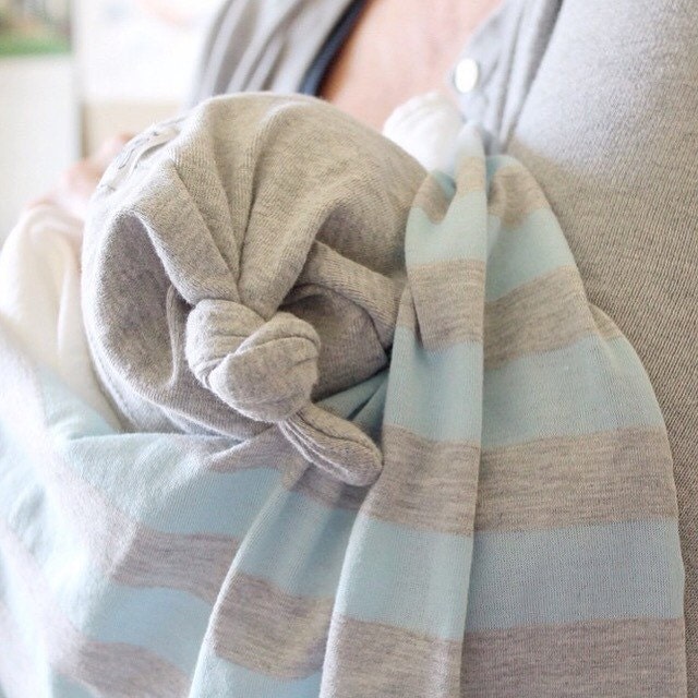 Baby Boy Blanket. Stretchy Swaddle Style. Blue and Gray Etsy