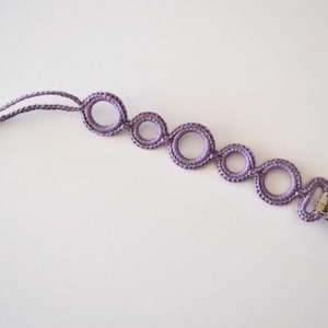 Pacifier Clip- PURPLE - Universal style: fits mam, soothie, nuk....    (Made by lippybrand)
