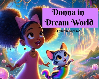 Donnas Dream World, Ages 6-8, Childrens Story, Fantasy Adventures, Fun Story, Age Appropriate, PDF File