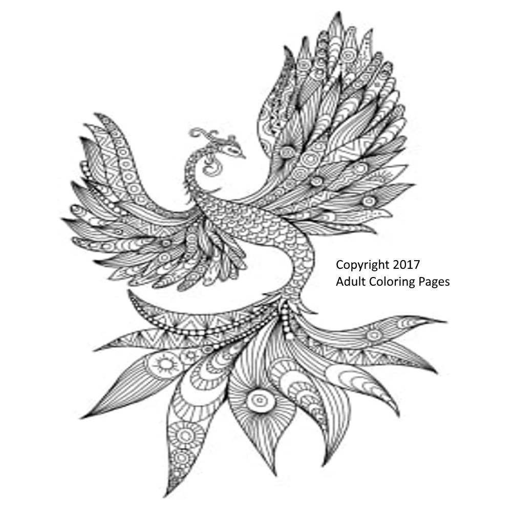 Printable Adult Coloring Page Animal Coloring 2. Instant | Etsy