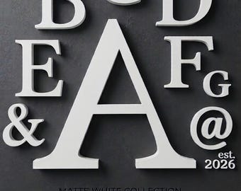 3D House Numbers Outdoor, Custom Weatherproof Letters, Modern Address Sign, Personalized Business Logo Sign, Exterior Wall Décor