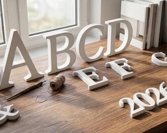 3D Wall Letters Custom, Personalized Name Decor, Self-Adhesive Indoor Signage, Modern Home Office Lettering