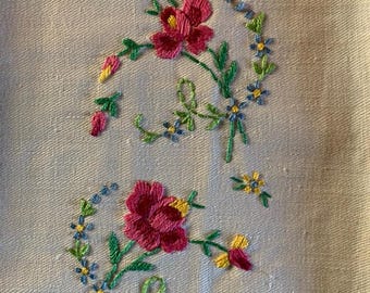 Set of Two Vintage 1950's Tea Towels