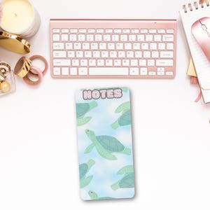 Sea Turtle Notes Printable | Kawaii Cloud Stationery (Digital Download)