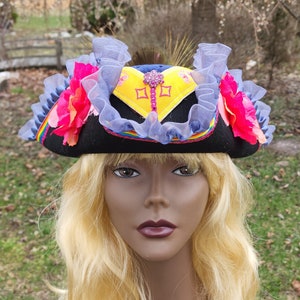 Rainbow Pirate Tricorn Med Large Womans - Finland