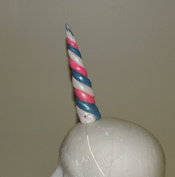 RTS Custom OOAK Unicorn Horn Polymer Clay Handmade Photo Prop Etsy