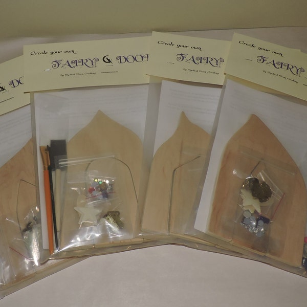 Elf/Fairy Door Kit DIY Create your own Fae Door / Faerie Garden Tooth Fairy Christmas Elf door