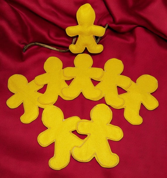 Muñeco amarillo grande para magia Wicca Muñeco amarillo grande para magia Wicca