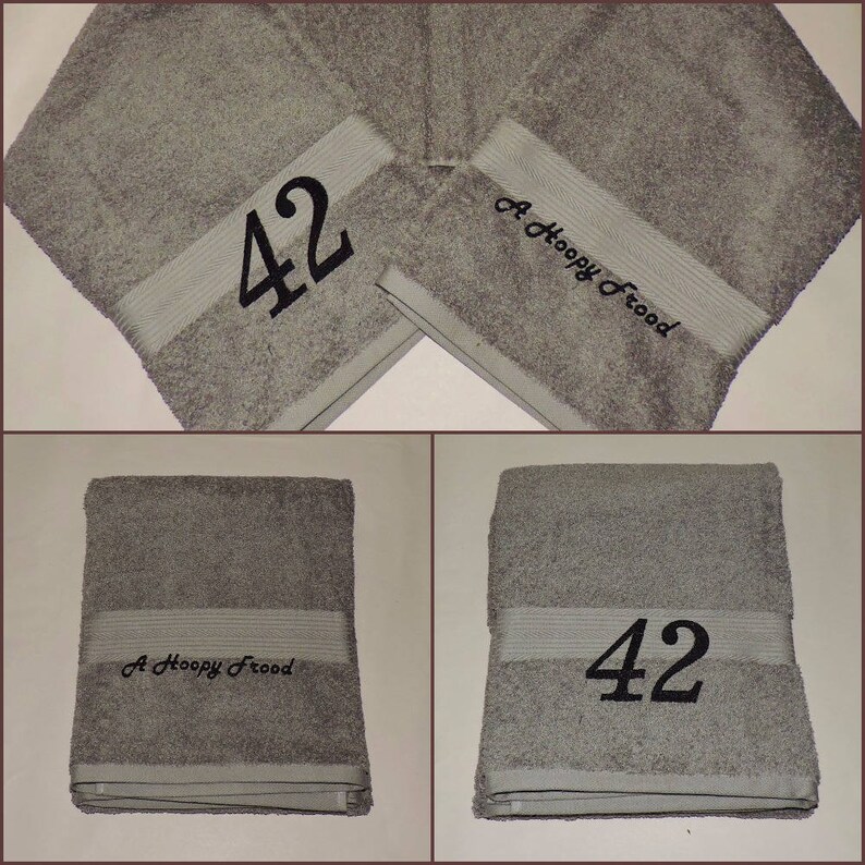 mysticalmooncreation Hitchhiker's Guide Bath Towel - Thumbnail 3