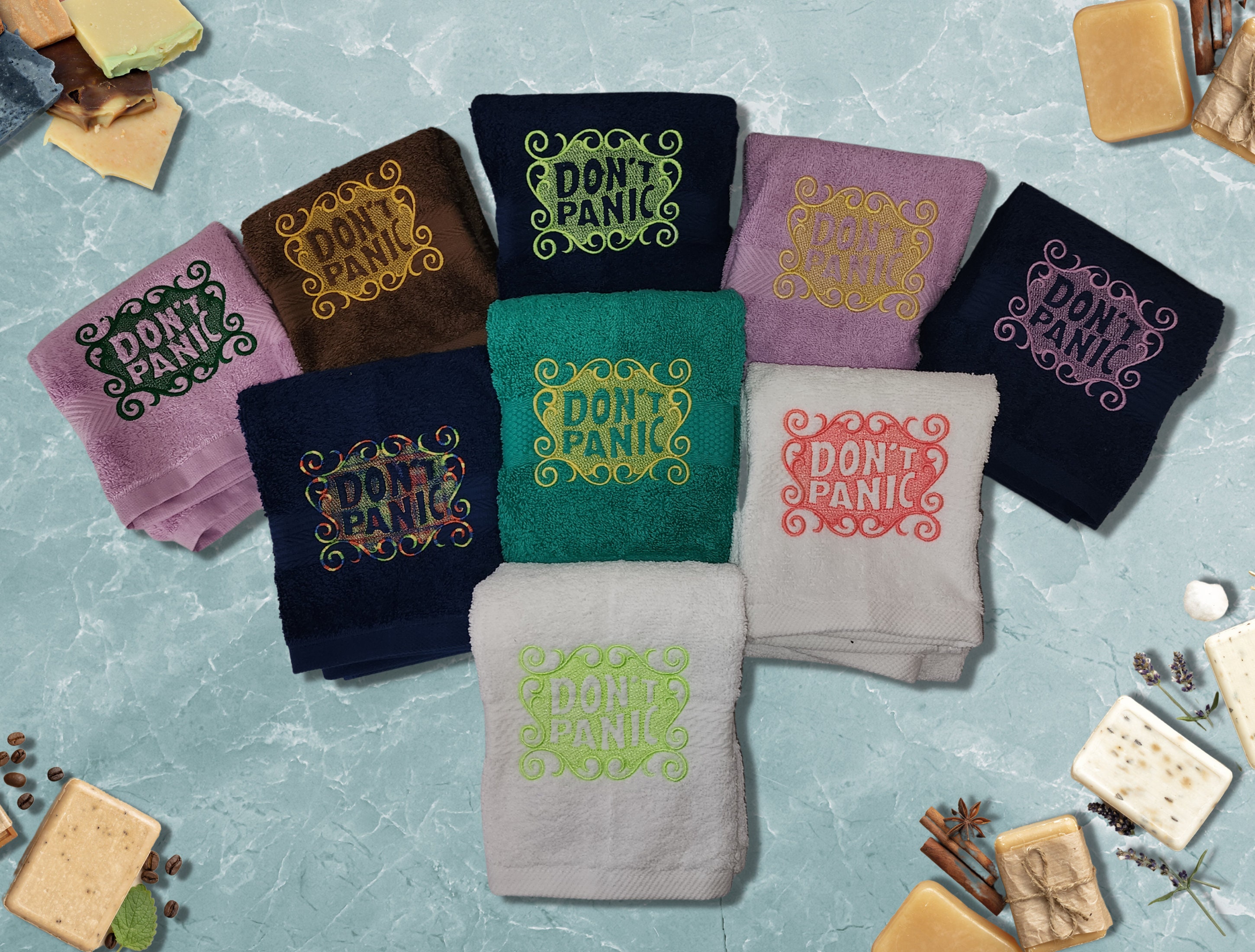 Hitchhikers Guide To The Galaxy Beach Towels for Sale - Fine Art