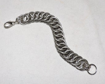 7 1/2” Chainmail Bracelet Half Persian 4 in 1 weave Gifts for her