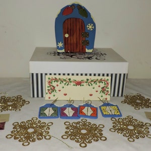Elf/Fairy Christmas House Kit / Fae Door / Mini Christmas Door boy girl gifts