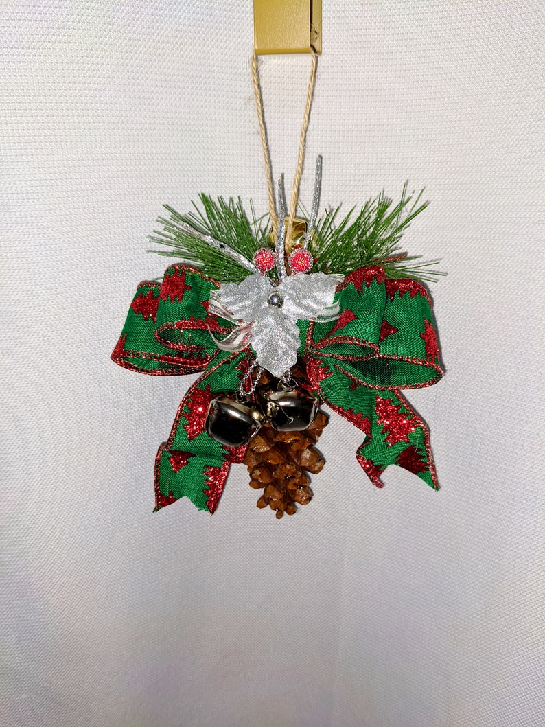 Natural Pinecone ornament large White Pine decorations pine cone first Christmas Rustic holiday