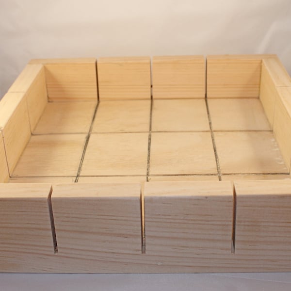 5 Lb Professionally Handcrafted Wooden Soap Mold Slab/Tray Style with Lid