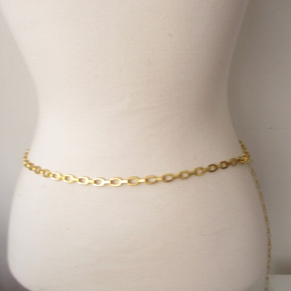 Gold Chain Belt Etsy