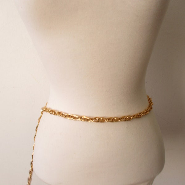 Gold Chain Belt Etsy