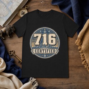 716 Certified Shirt: Buffalo New York Local Pride