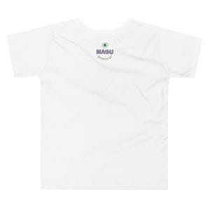 Kids Graphic Tee – BE HUMBLE Magu Shirt | Third-Eye Monster Character | Conscious Kids Clothing for the Whole Family | Toddler & Youth Gift