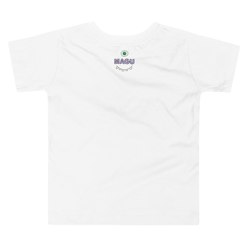 Kids Graphic Tee – BE HUMBLE Magu Shirt | Third-Eye Monster Character | Conscious Kids Clothing for the Whole Family | Toddler & Youth Gift