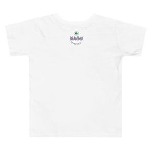 Kids Graphic Tee – MUCHO LOVE Magu Shirt | Third-Eye Monster Character | Conscious Kids Clothing for the Whole Family | Toddler & Youth Gift