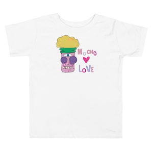 Kids Graphic Tee – MUCHO LOVE Magu Shirt | Third-Eye Monster Character | Conscious Kids Clothing for the Whole Family | Toddler & Youth Gift
