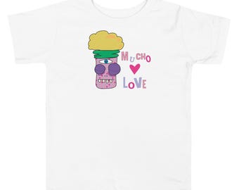 Grafik-T-Shirt für Kinder – Magu-Shirt mit viel Liebe | Motiv: Drittes Auge Monster | Nachhaltige Kinderkleidung für die ganze Familie | Geschenkidee für Kleinkinder und Jugendliche