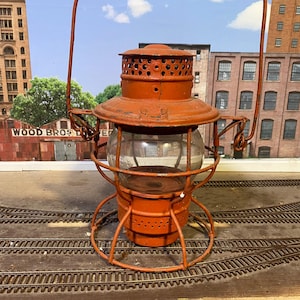 Lanterna della ferrovia Adlake Illinois Central