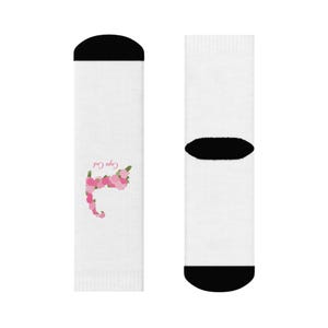 The Cape Hydrangea Crew Socks