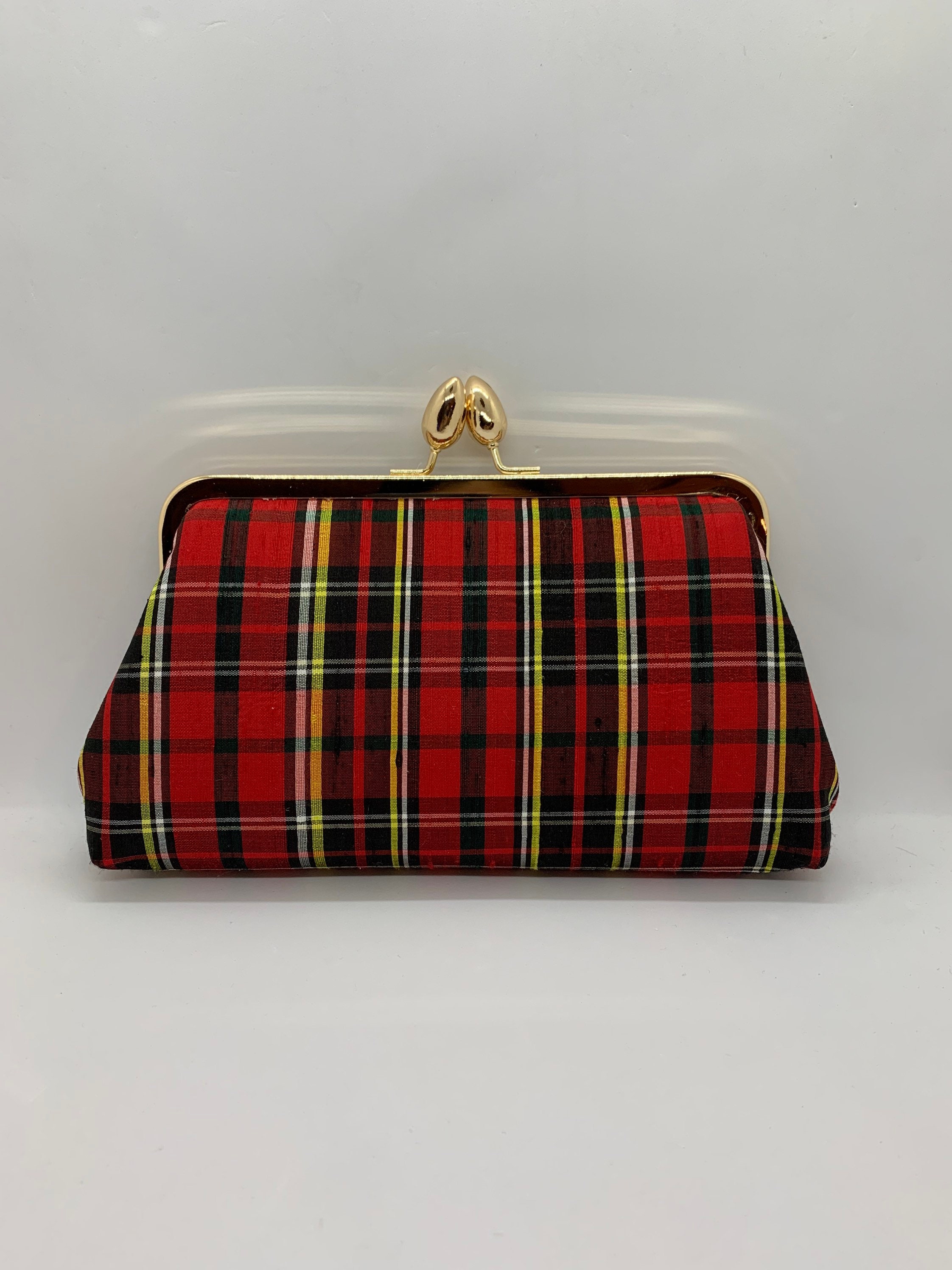 Red Tartan Plaid Purse Bag Cocktail Party Clutch Evening Bag Christmas Gift for Her Holiday Party Accessories Etsy Canada