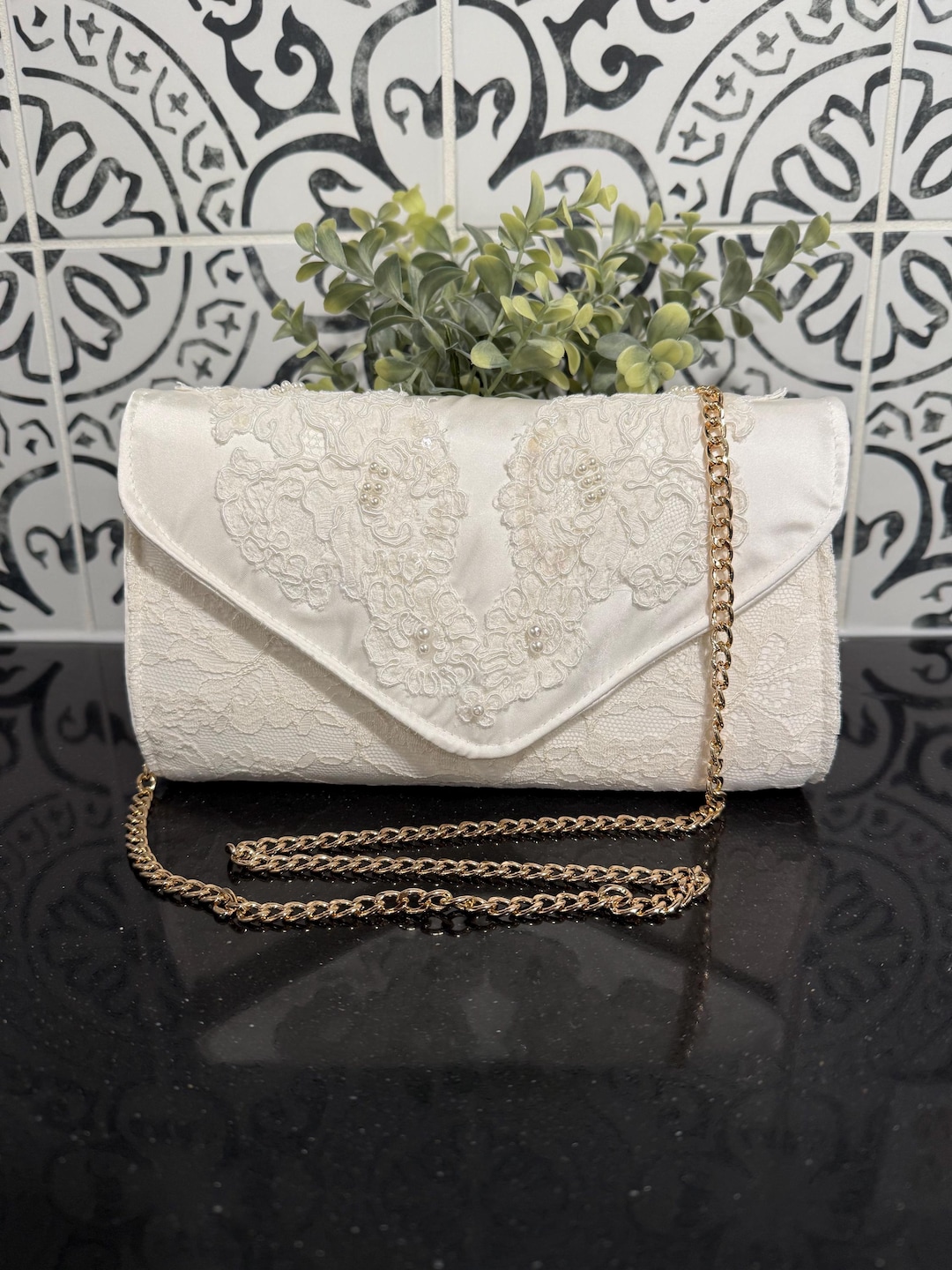 Satin Bridal Pocketbook Purse: Custom Made From Your Own Wedding