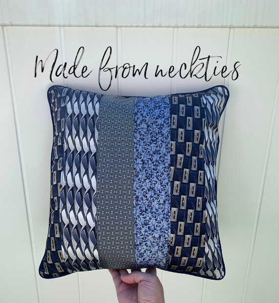 Necktie pillow memory pillow made from old neckties Etsy
