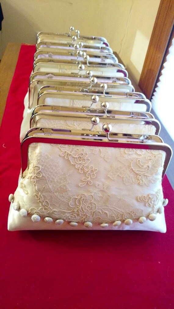 vintage wedding clutch